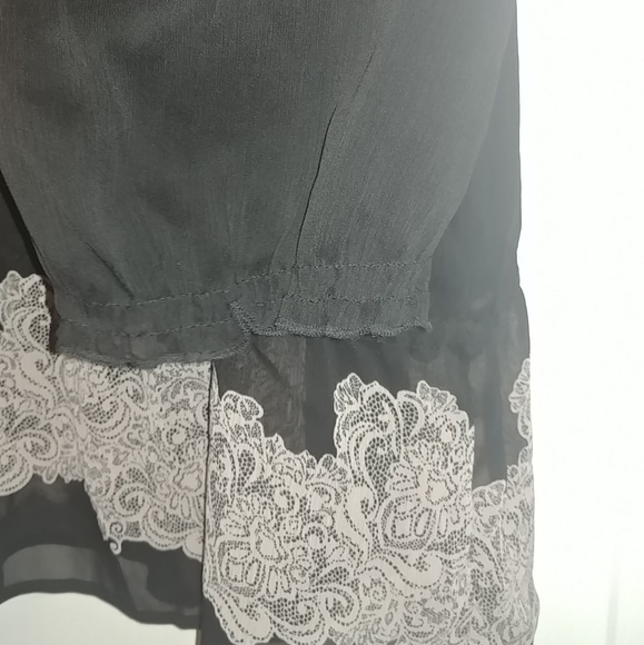 🔥NWT🔥Apt 9 sheer peasant top - Picture 4 of 8